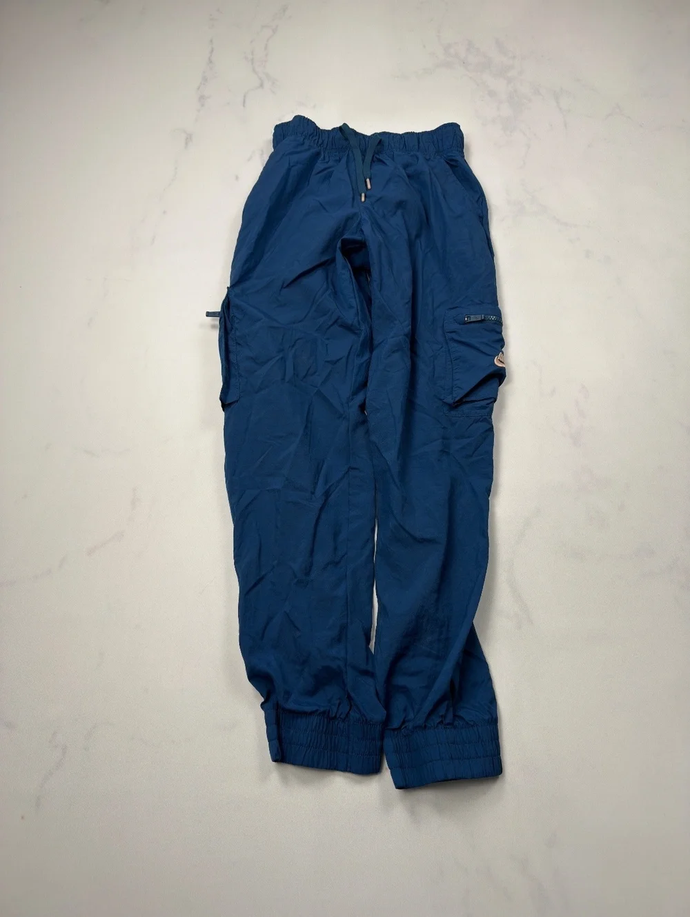 Nike Woven Cargo Pants Blue Utility Style - Girls XL
